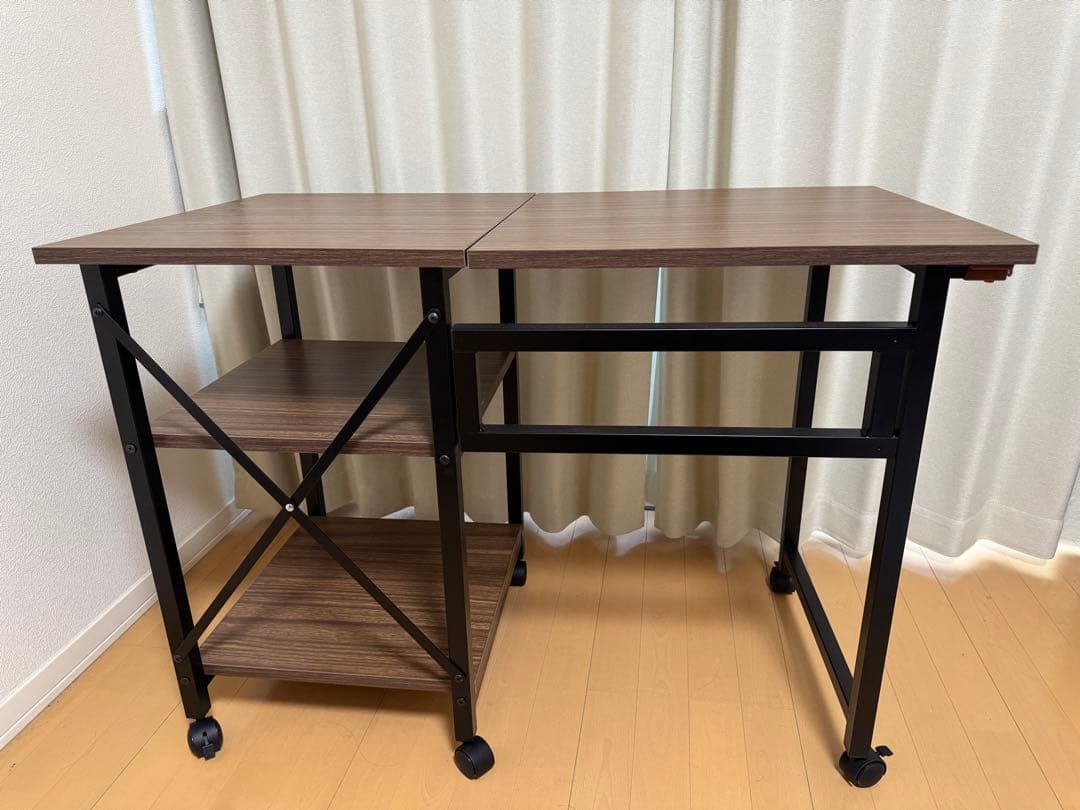 ニトリ 折りたたみデスクワゴン