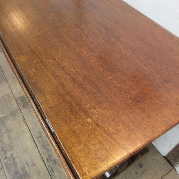 イギリス アンティーク 家具 ゲートレッグテーブル ダイニング 英国 6059e