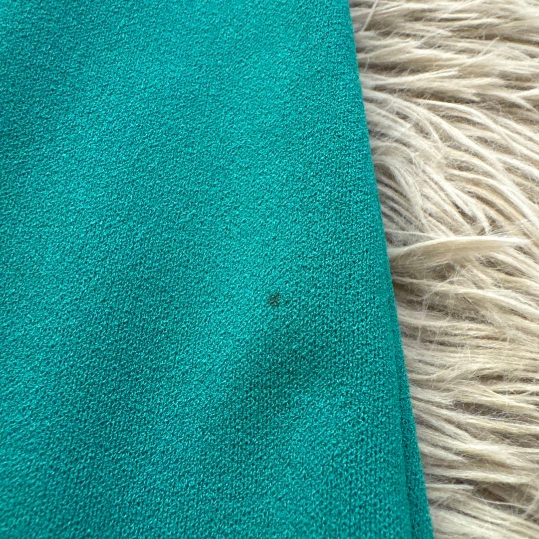 Lipsy グリーン フレアミディワンピース