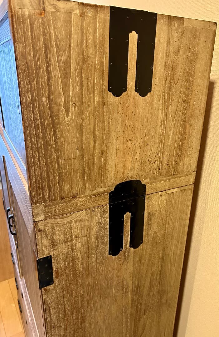 【中古品】桐箪笥　着物収納　時代家具　桐製　アンティーク　昭和レトロ　送料込