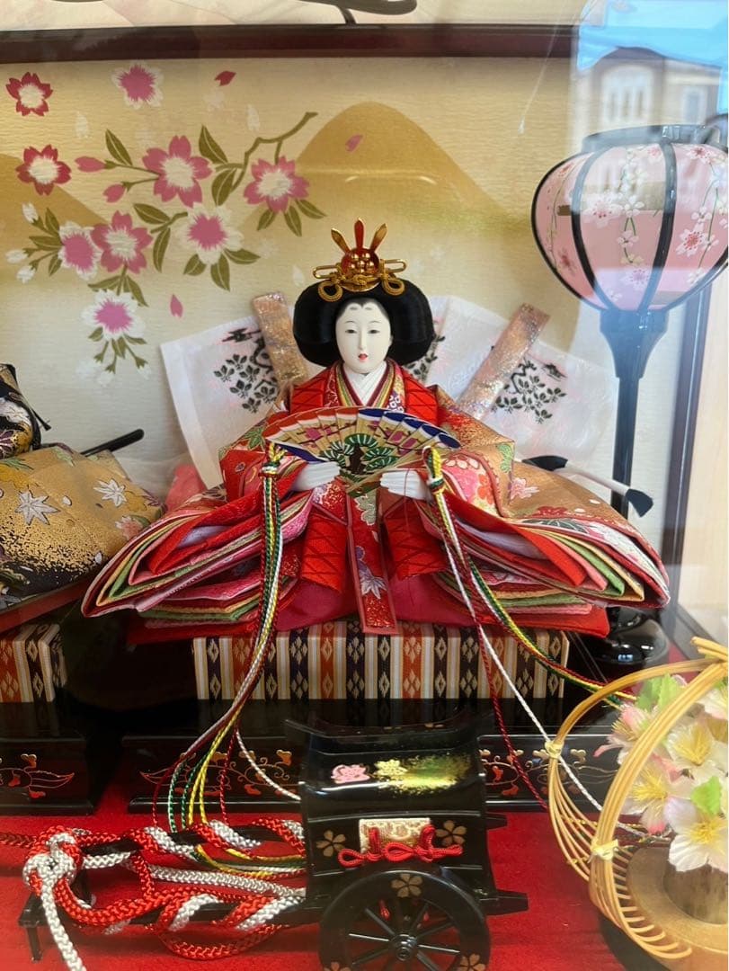 【価格応相談】　極美品　雛人形セット　オルゴール付