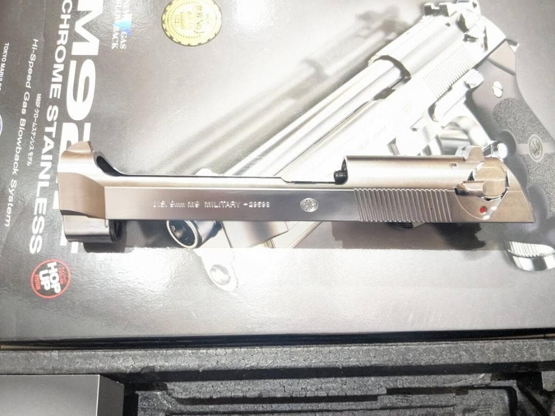 東京マルイ 純正 M92F クロームステンレス スライド ベレッタ M92 M