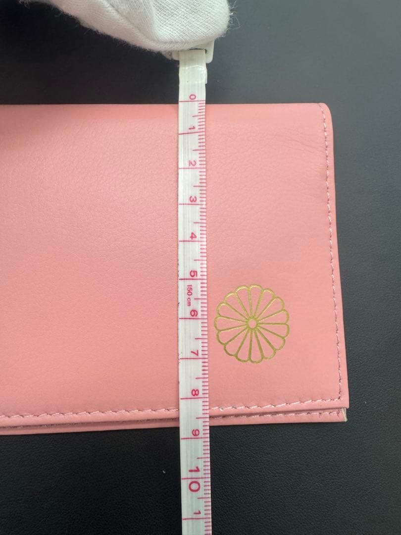 新品　未使用　皇居　ピンク 長財布 菊の御紋