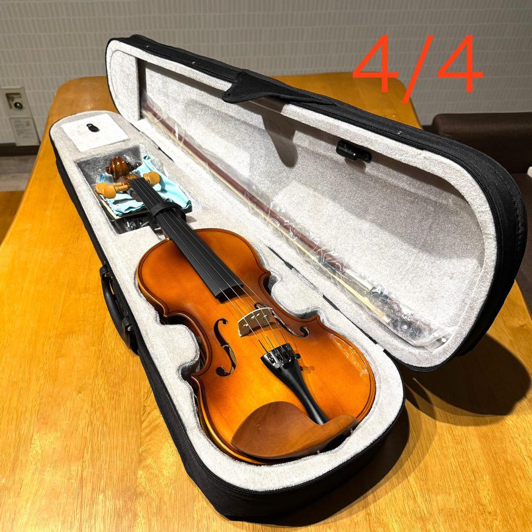 美品 バイオリン ヴァイオリン 初心者セット 4/4
