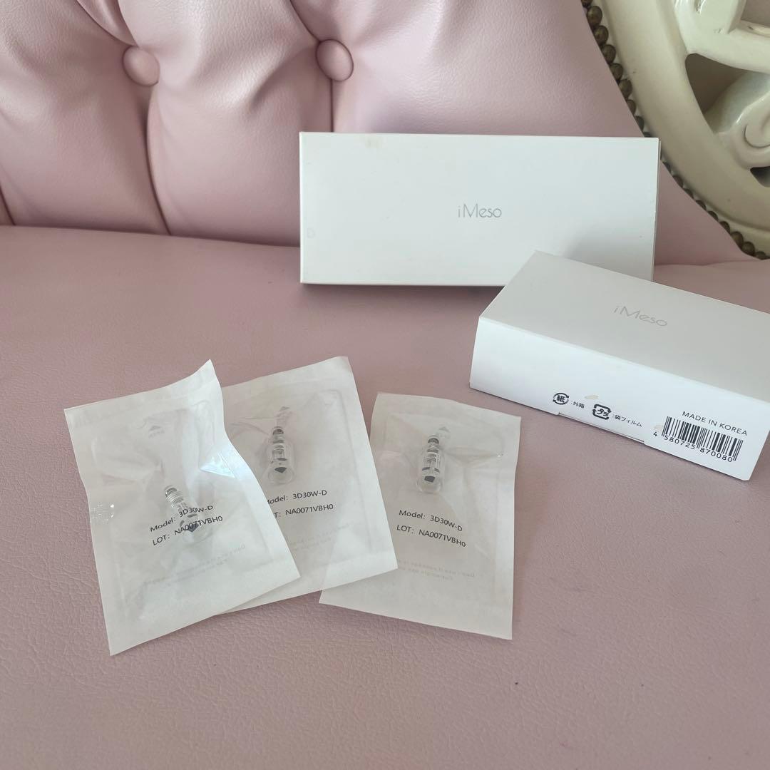 iMeso 美容器 美品　メソナノチップリフィル新品未使用3つ付き半額以下で！