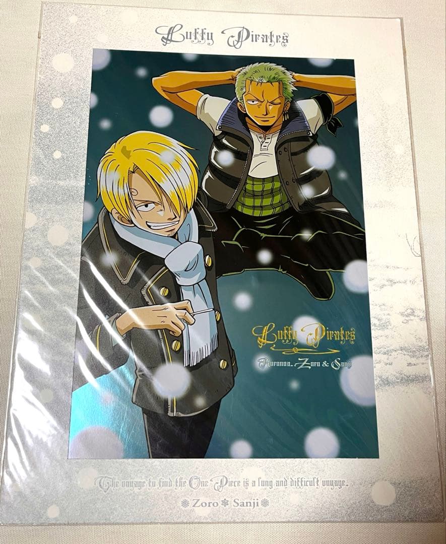 ONEPIECE初期メタルポートレート　ゾロ&サンジ