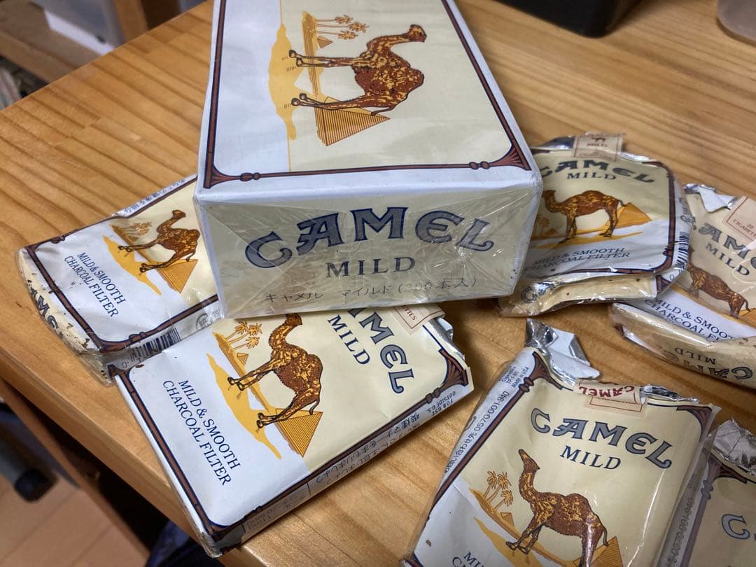 CAMEL MILDソフト空き袋カートン箱