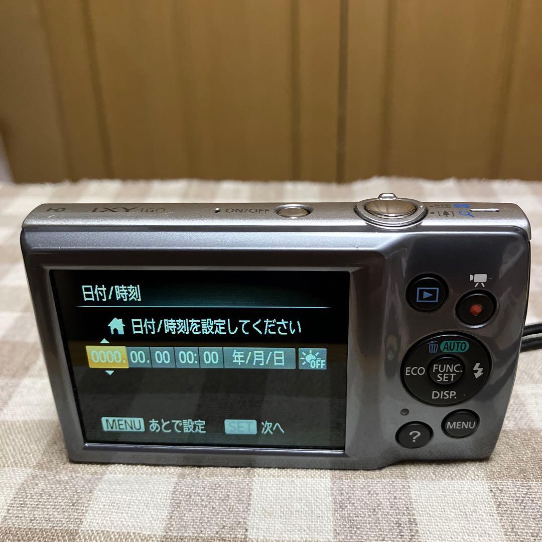 Canon キャノン IXY160 コンデジ　シルバー　PC2196