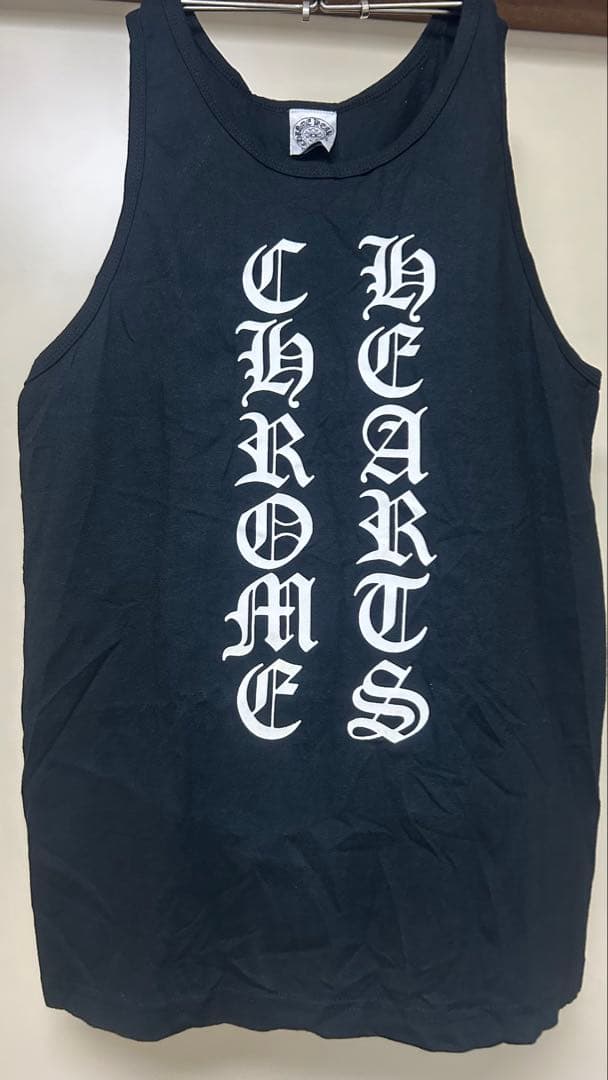 CHROME HEARTS タンクトップ ブラック 【即日発送】