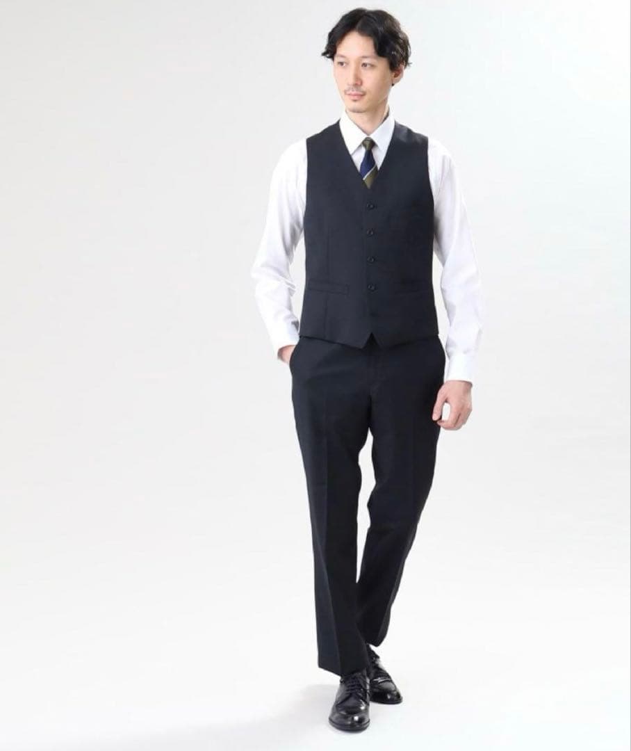 ❤️タケオキクチ❤️ベスト　サージ ベストフォーマルジレ