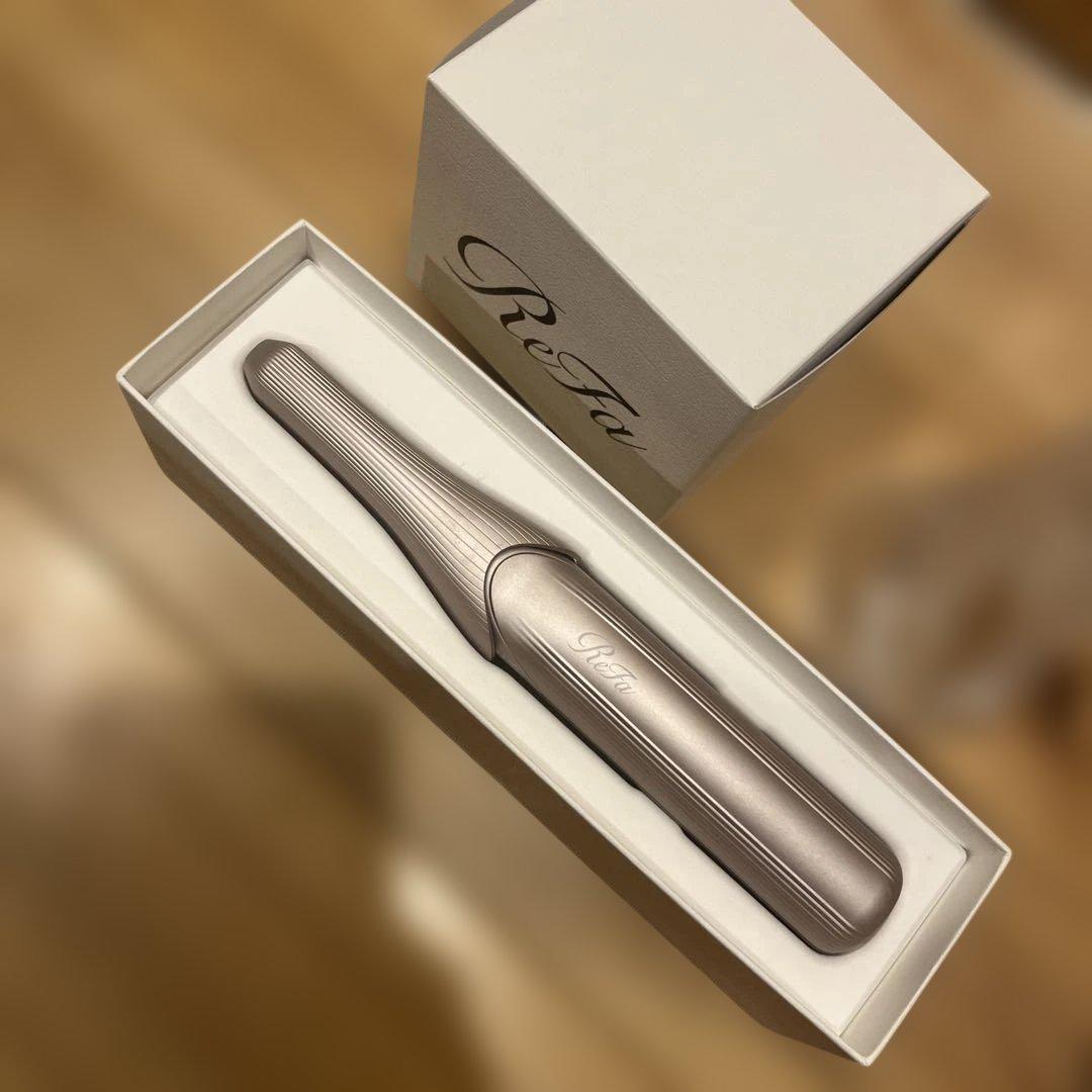 ReFa フィンガーアイロン ミニ　シャンパンゴールド