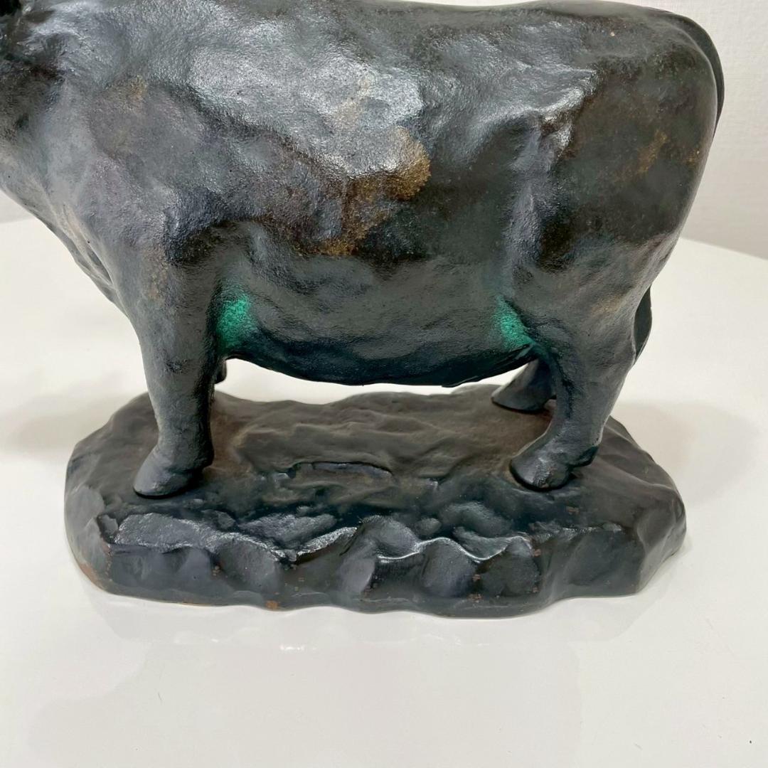 ヴィンテージ 牛 部位 鉄製 オブジェ アイアン 置物 ビンテージ