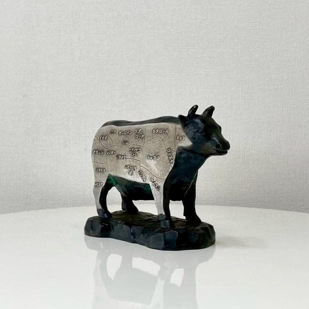 ヴィンテージ 牛 部位 鉄製 オブジェ アイアン 置物 ビンテージ