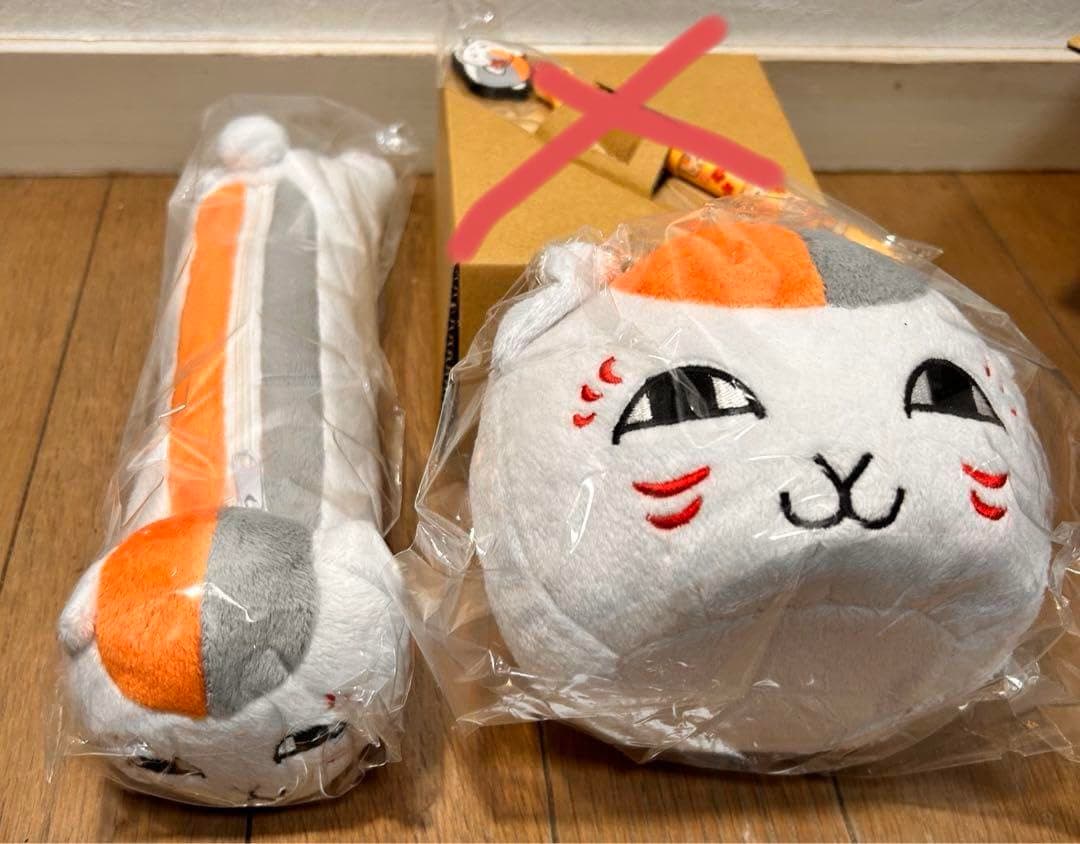 【新品 未開封】夏目友人帳 ニャンコ先生 ぬいぐるみ ペンケースとペン立て