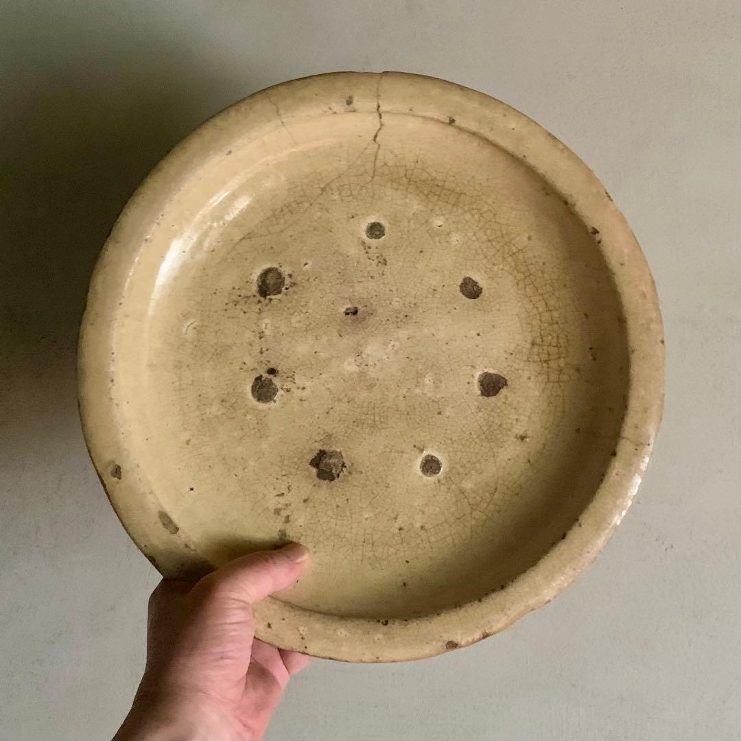 味の佳い 瀬戸 石皿 古美術 古道具 アンティーク