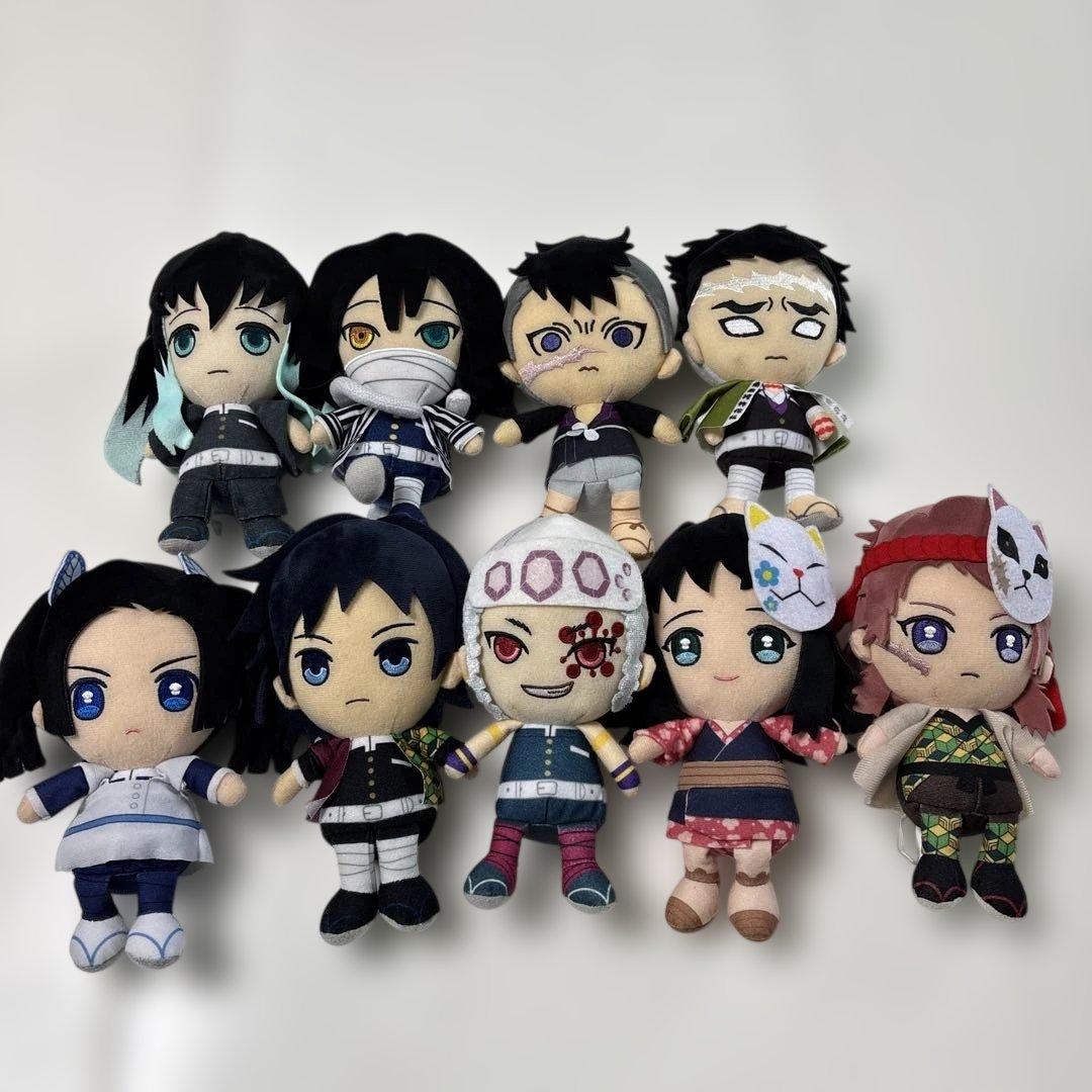 鬼滅の刃 Chibiぬいぐるみ 9体まとめ売り