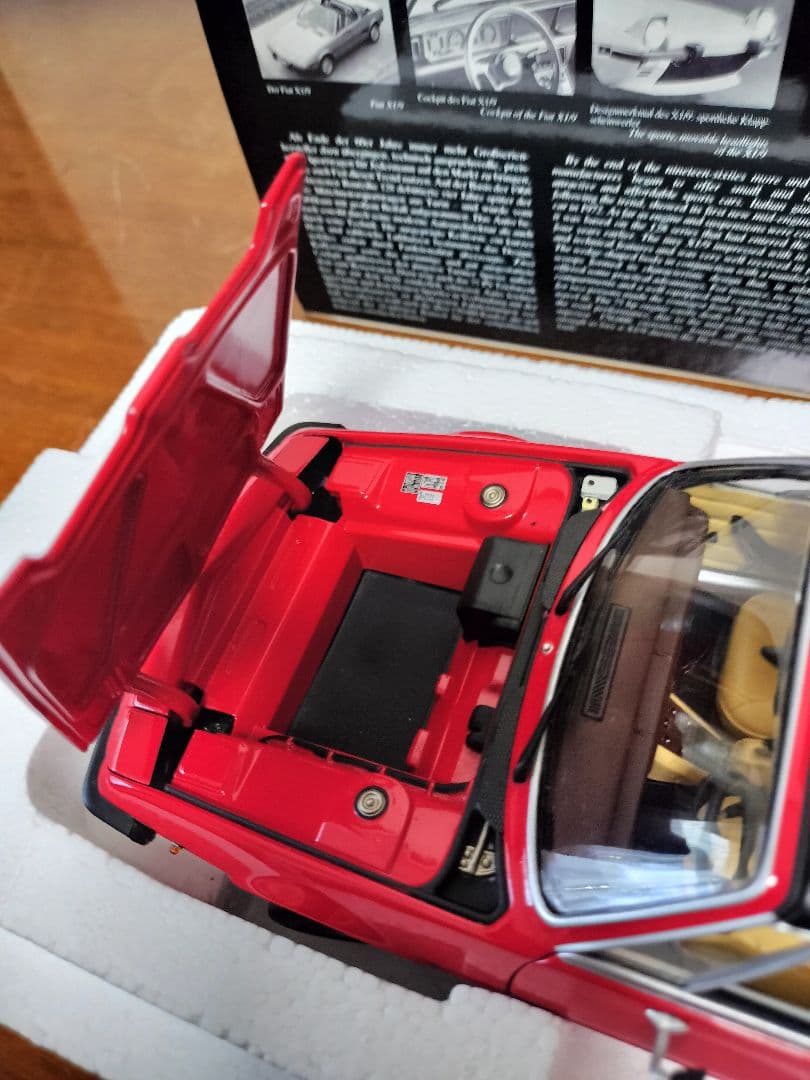 ミニ.チャップス1/18フィアットＸ1/9　1974（レッド）