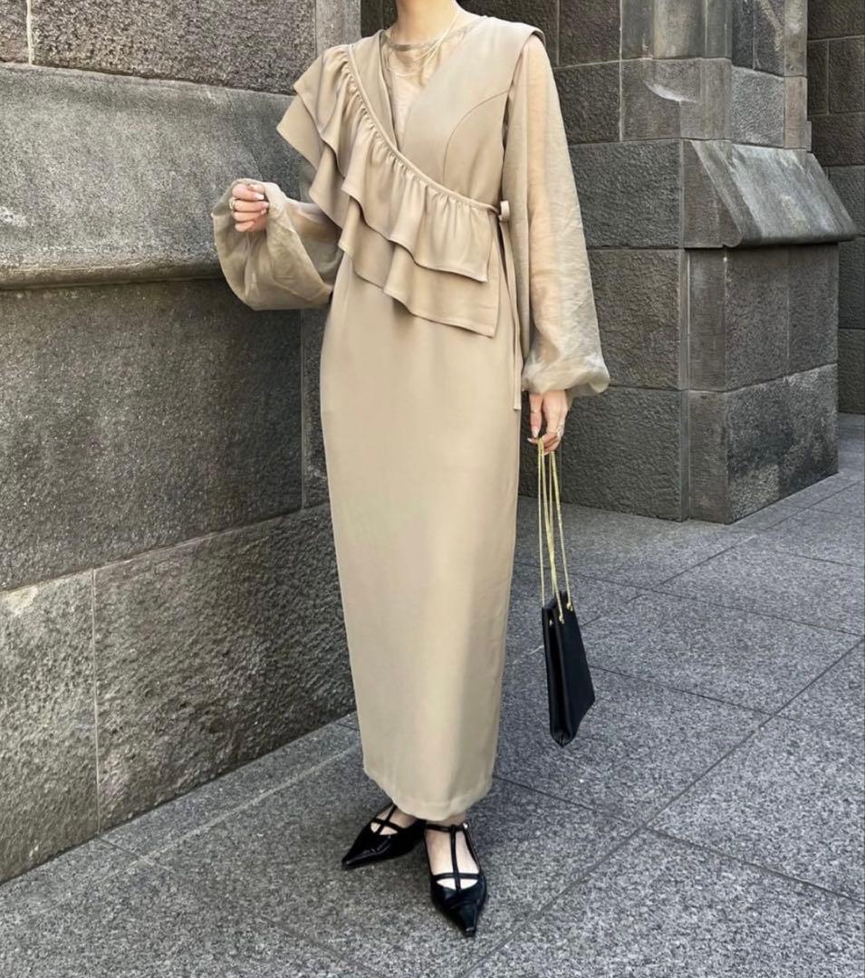 CAPRICIEUX LE'MAGE オケージョン3SETアシメフリルワンピース