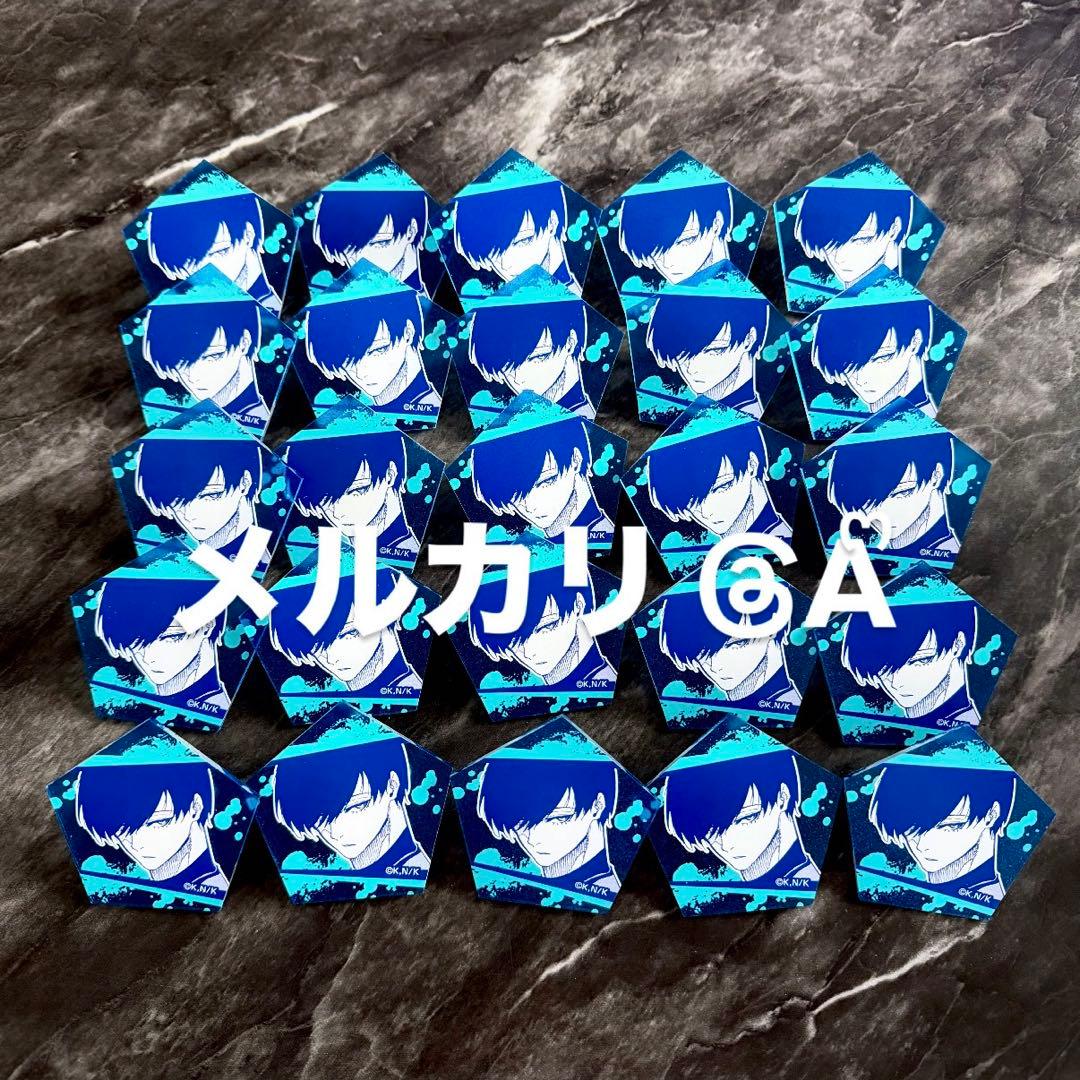 糸師凛 ラメアクリルバッジ 非売品 原作 原画展25個