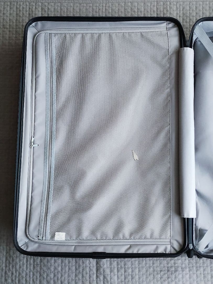 無印良品 バーを自由に調節できる ハードキャリーケース(105L)ネイビー