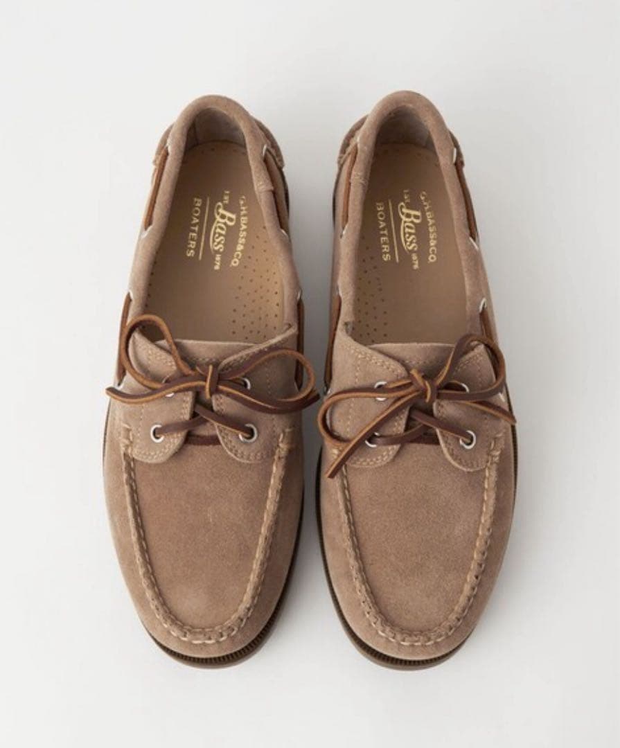 G.H.BASS×ユナイテッドアローズ　GLR 別注　スエードデッキシューズ