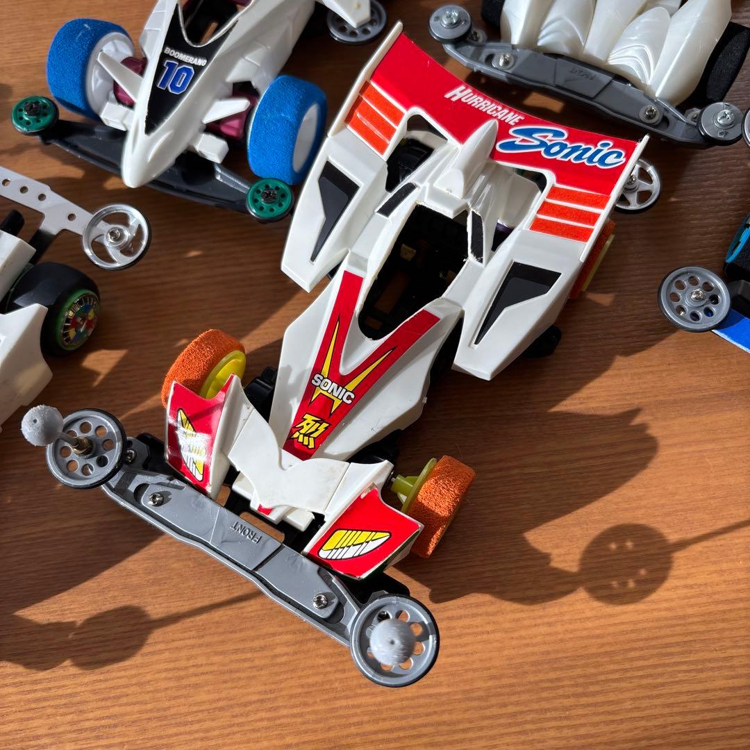 ミニ四駆 車両5台とパーツセット　引退