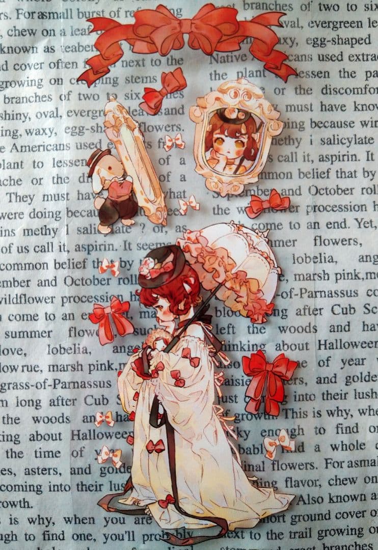 ✩再販✩J83＃英式小甜心(PET)田小宝的星空切り売り海外人物マステ女の子