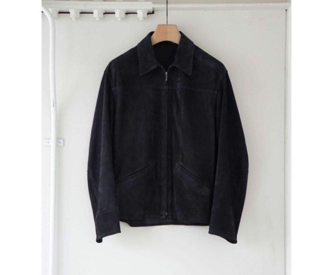 紙タグ付き美品！ COMOLI シープスエードジップショートジャケット