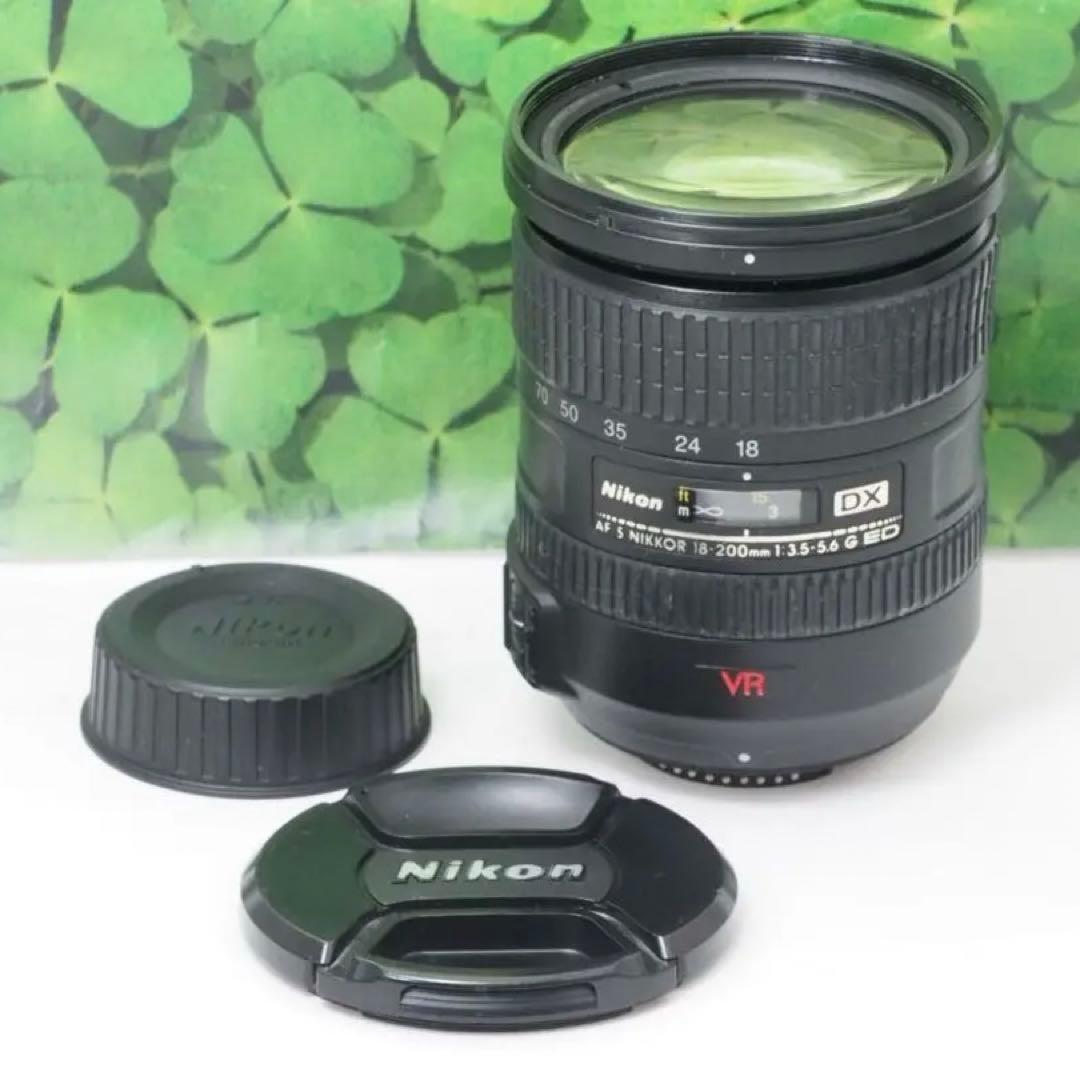 【美品】超便利望遠レンズ❤️NikonAF-S DX 18-200mm EDVR