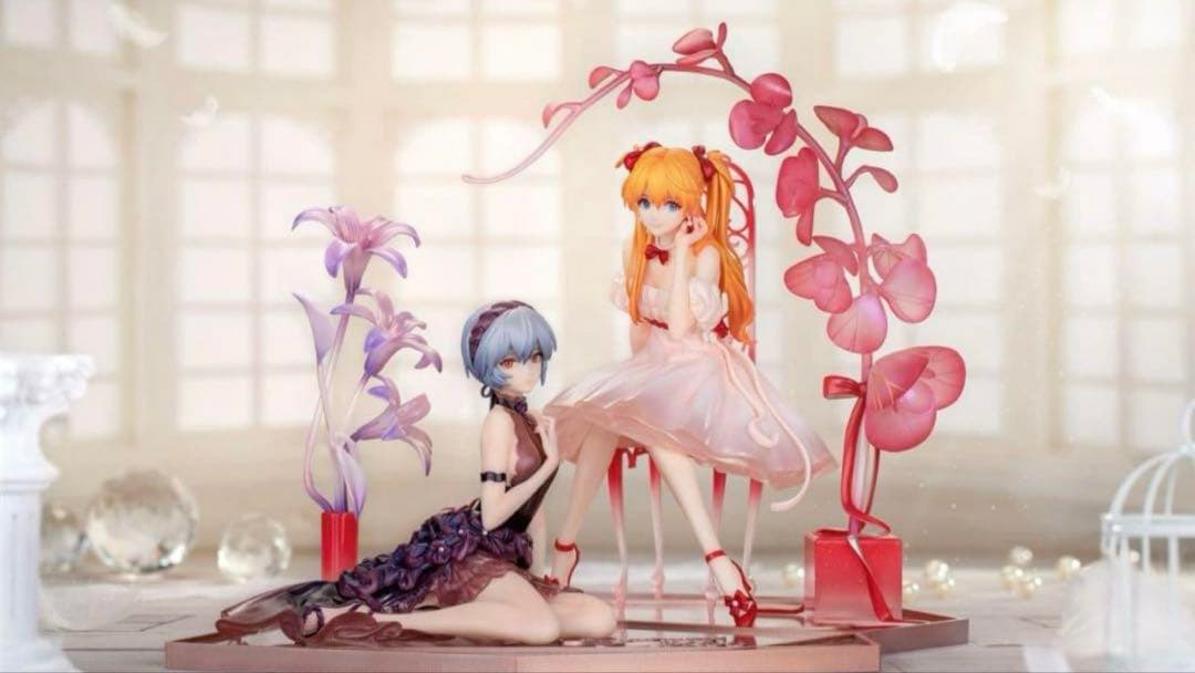エヴァンゲリオン 綾波レイ　式波アスカ　ラングレー 花の言Ver. フィギュア