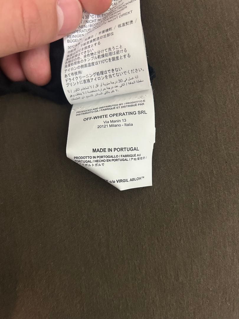 OFF whiteグラフィック Tシャツ 2枚セット MとL