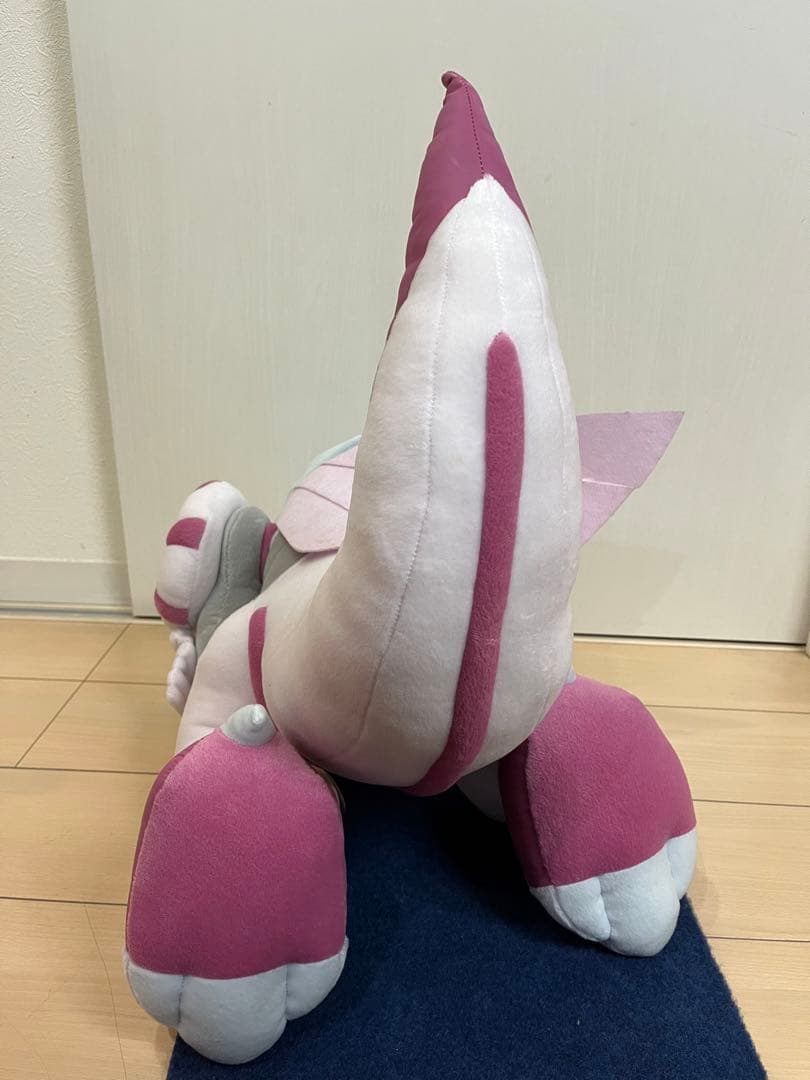 【タグ付き】ポケモン　特大ぬいぐるみ　ディアルガ　パルキア　ハートランド