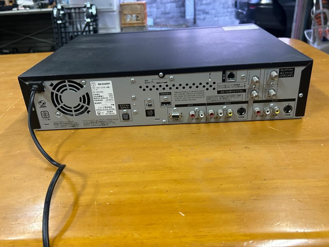 SHARP DV-ACV52 AQUOS HDD/DVD/VHSレコーダー