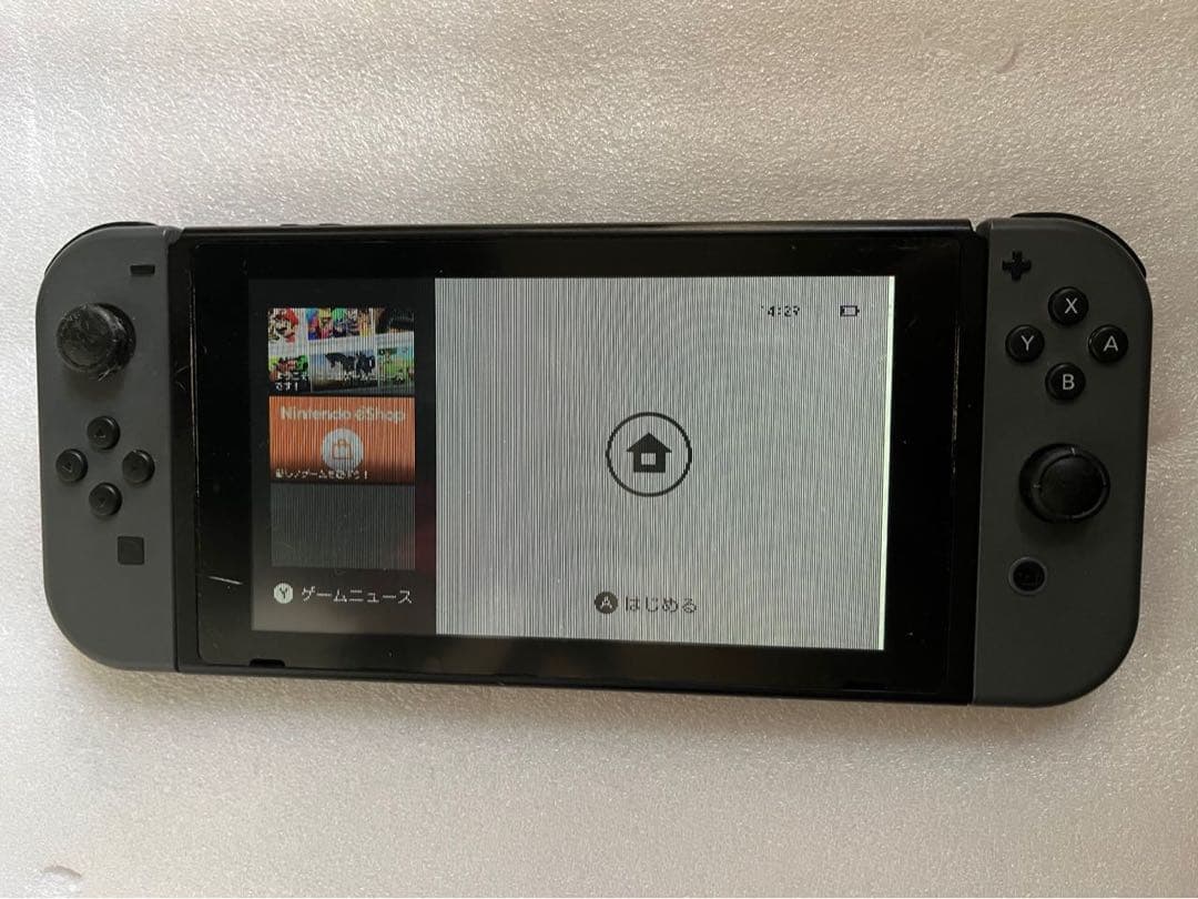 Nintendo Switch 本体 ブラックジャンク品液晶不良