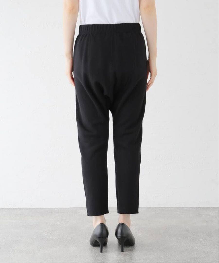 【L'Appartement】サルエル　スウェットパンツ　ブラック　サイズ38