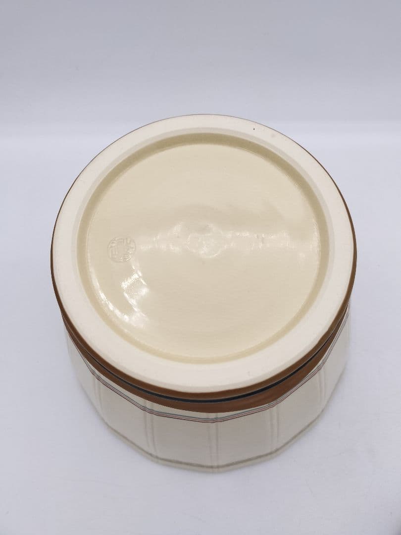 c279【新品・未使用】水指 仁清笠形 中村秋峰 木箱 茶道具