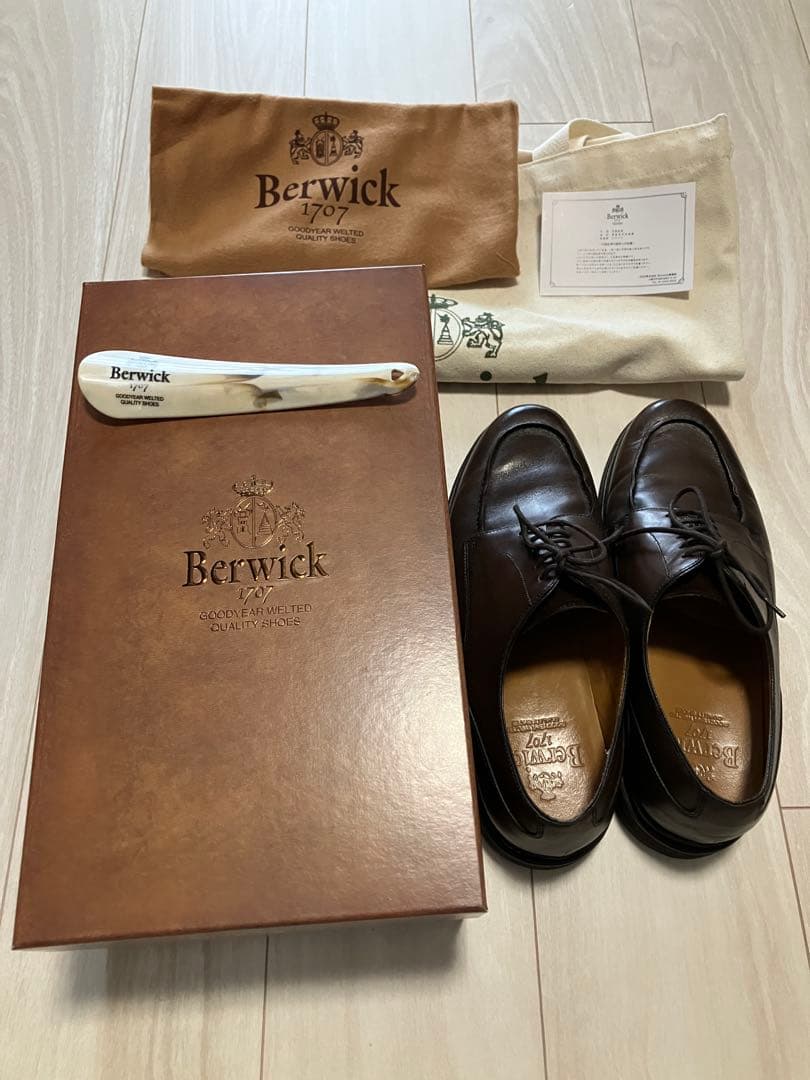 バーウィック　Uチップ　4477ACVI 26.5cm ダークブラウン