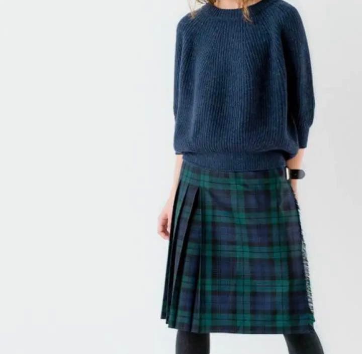 O’NEIL of DUBLIN キルトスカート グリーンチェック