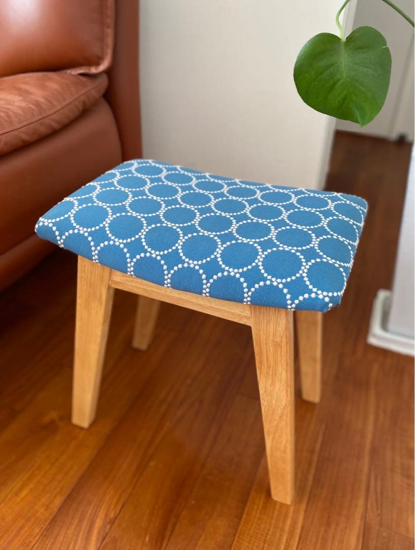 【あゆみ】ミナペルホネン　スツール　ハンドメイド