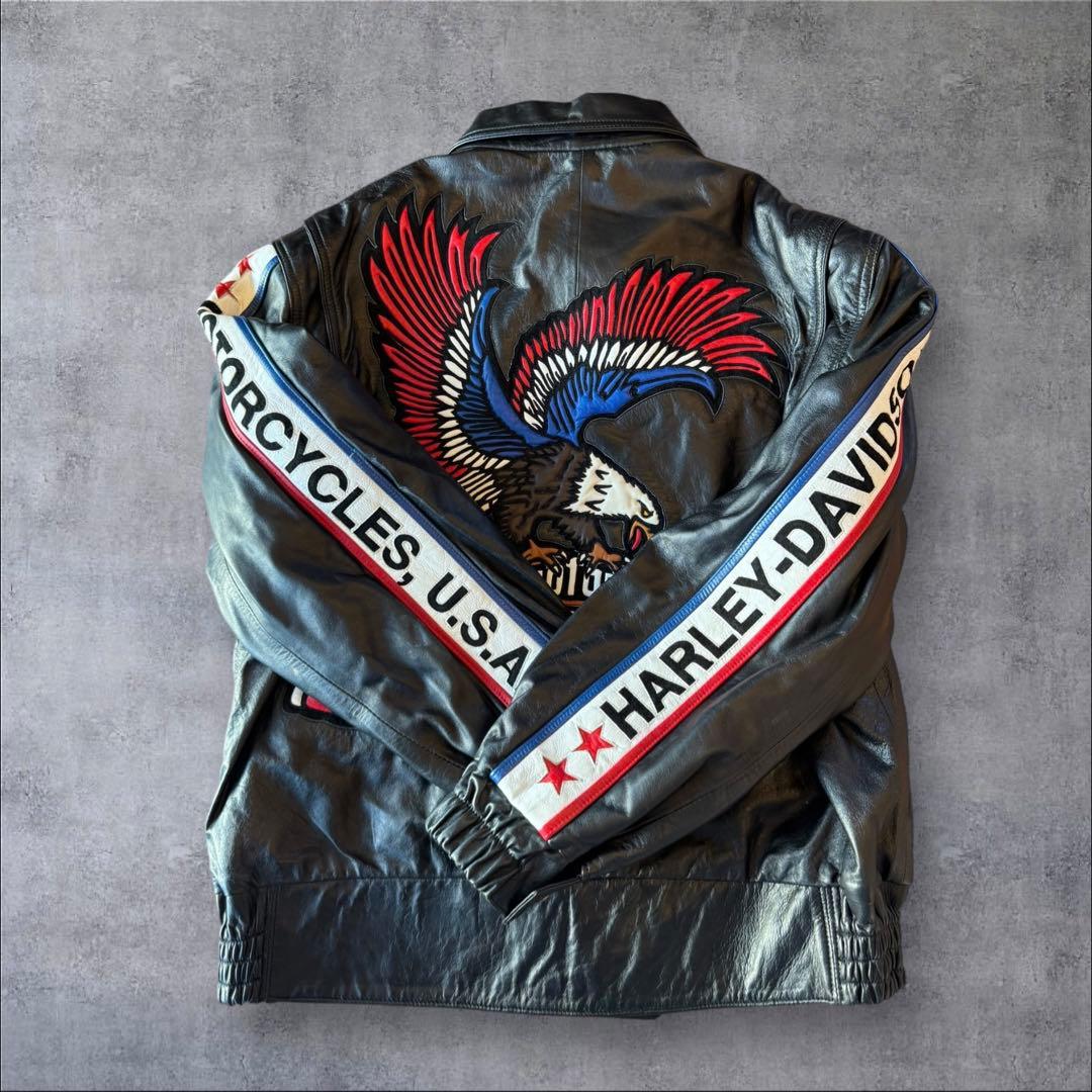 Harley-Davidsonヴィンテージ レザージャケット　サイズL