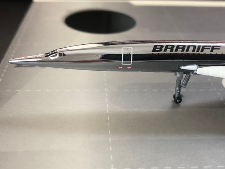 航空機・ヘリコプター Jet-X 1/400 Concorde BRANIFF Chrome