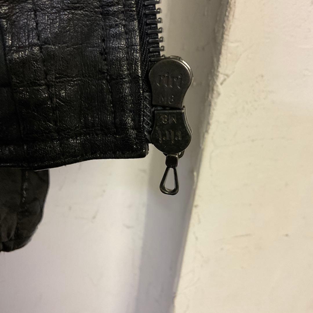 【希少美品】SHELLAC キッドバッファロー レザージャケット ダウンライナー