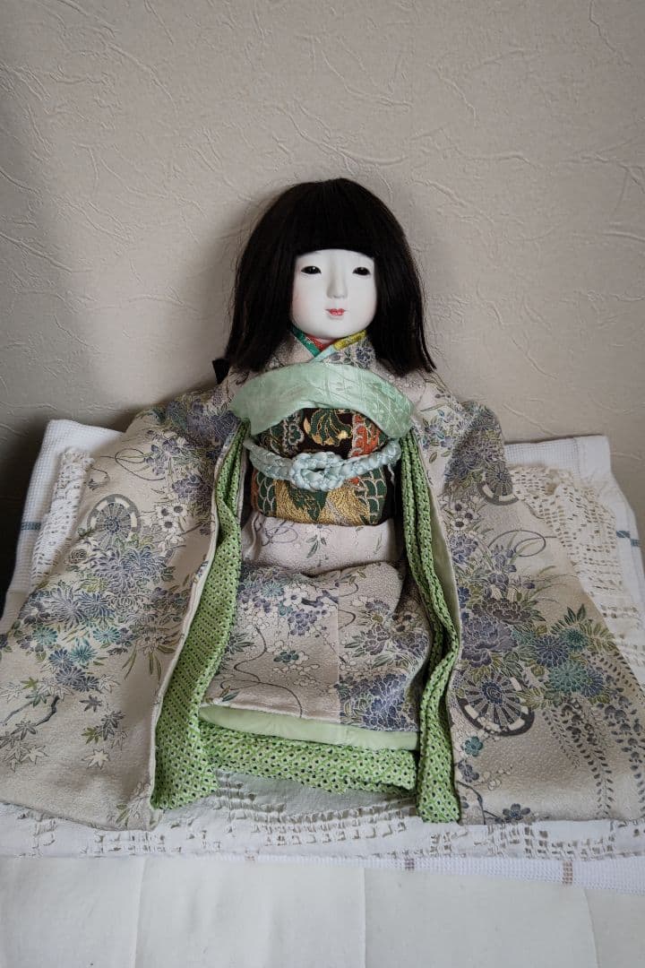 工房朋50センチ人毛、誂えの一点もの着物一式