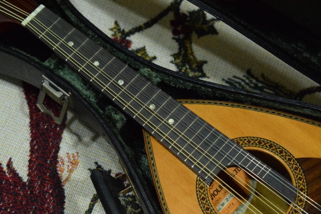 【新品弦張り替え済】Suzuki マンドリン M-210【ハードケース付】