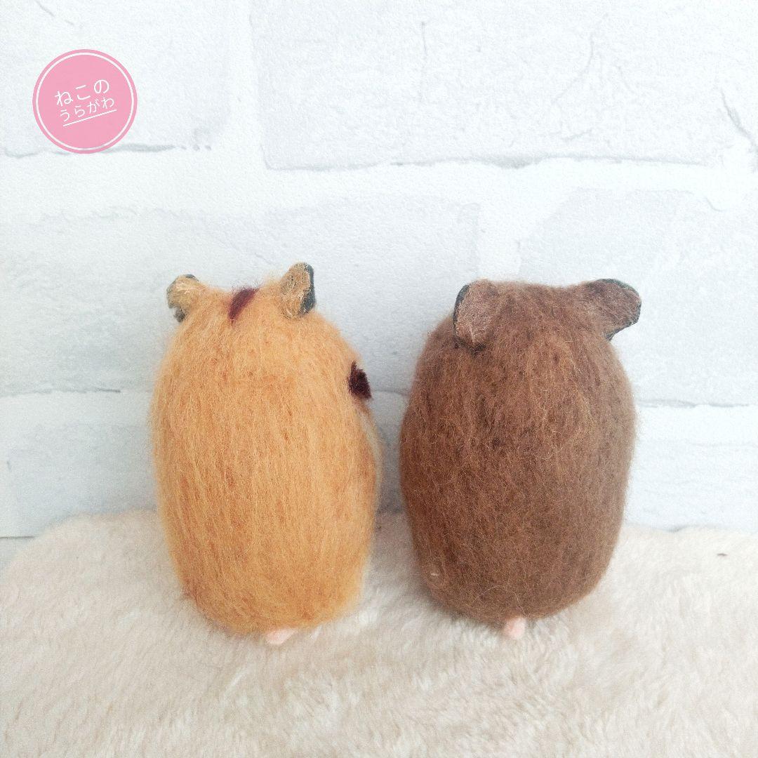 ♥️羊毛フェルト♥️ハムスターちゃん×4♪