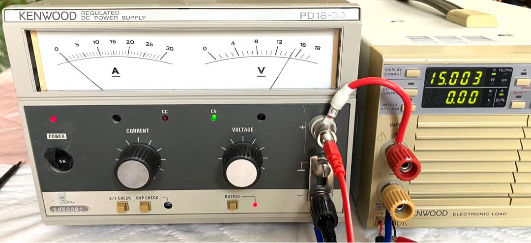 週末特別価格：KENWOOD 18V/30A 定電圧・定電流電源　PD18-30