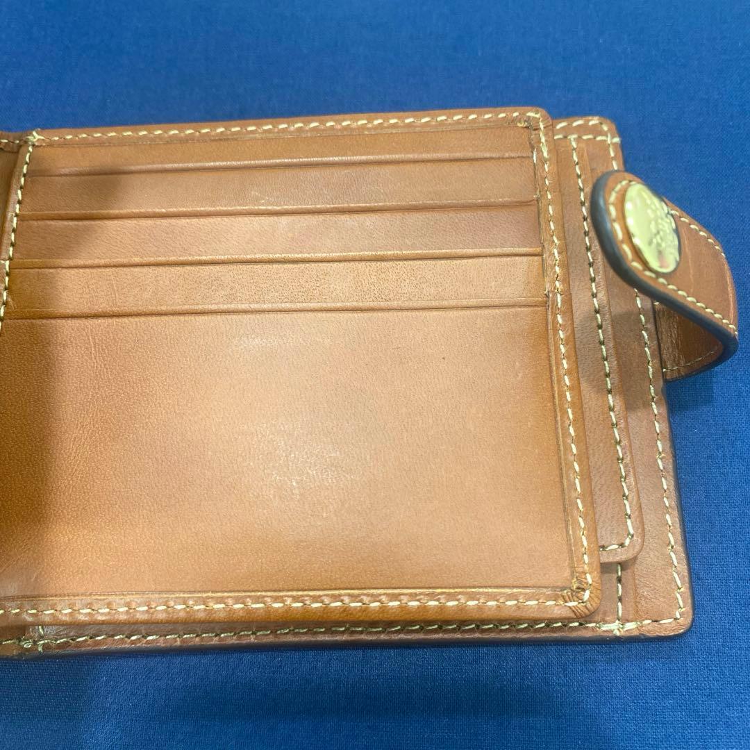 未使用✨russet ラシット 二つ折り財布 コンパクトウォレット ブラウン系