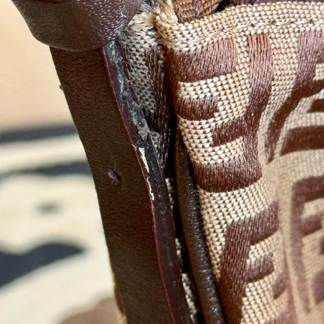 Fendi FFロゴショルダーバッグ ブラウン