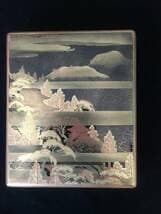 超豪華新品同様超美品　山水（松）蒔絵硯箱