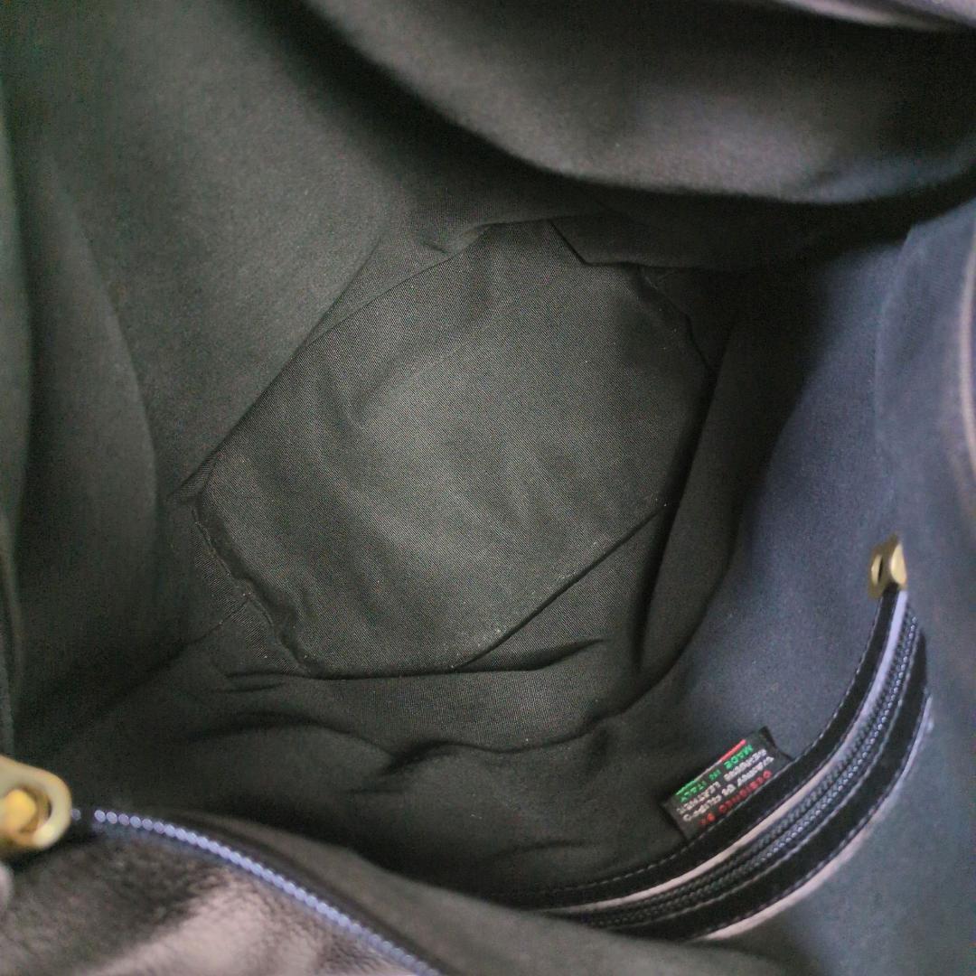 美品 イルビゾンテ ショルダーバッグ バケツ ハンドバッグ 2way シボ